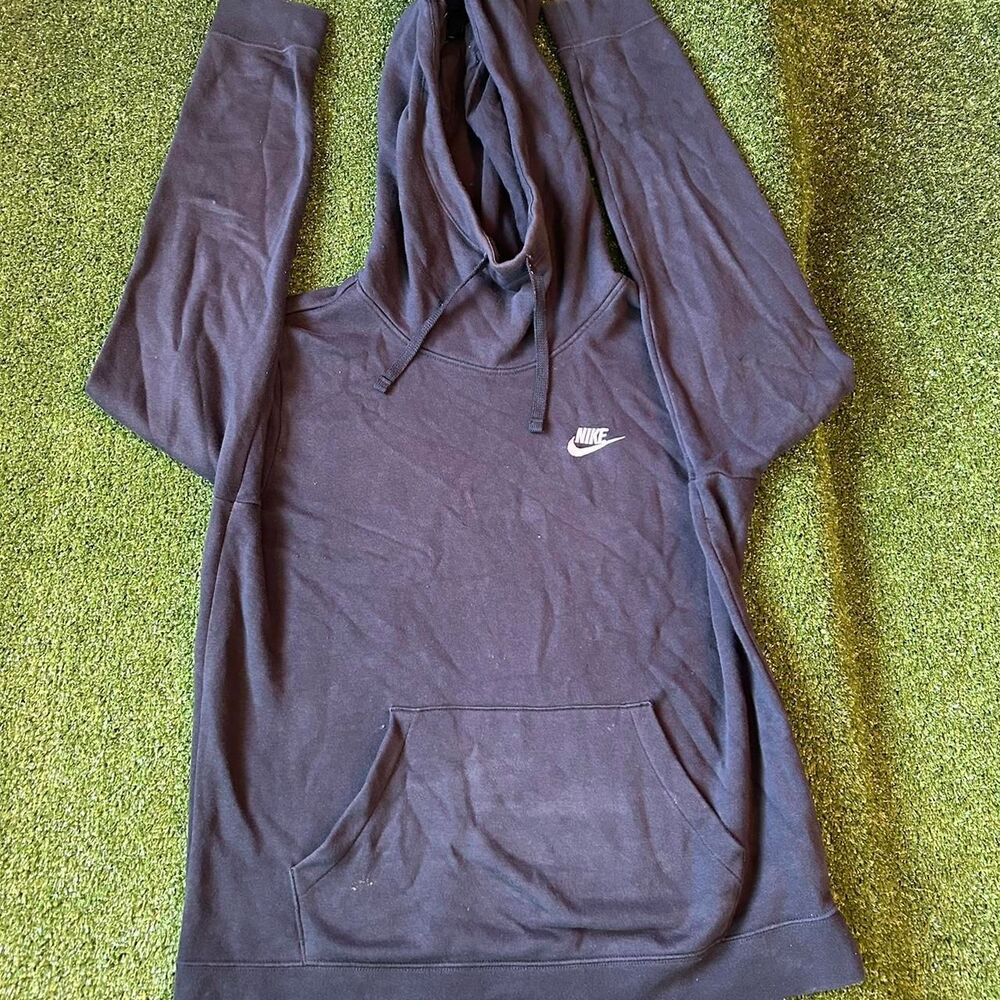 Nike Men's Navy and Black Hoodie